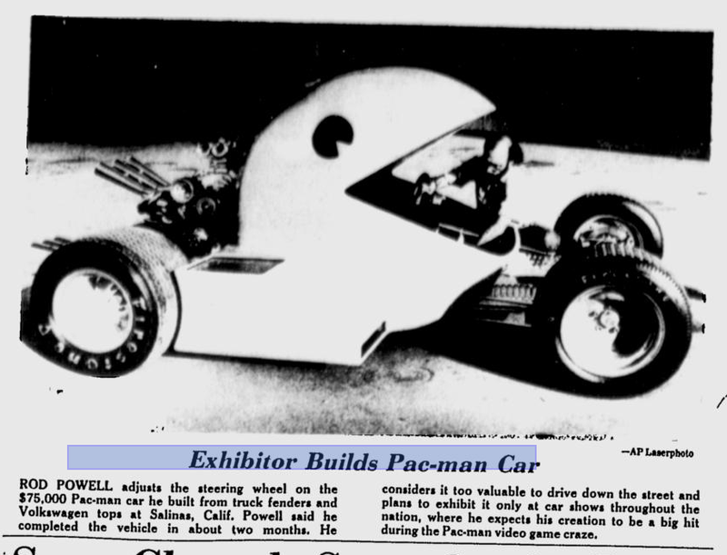 Illustration for article titled The $75k Pac-Man Hot Rod (And The Toy Version)